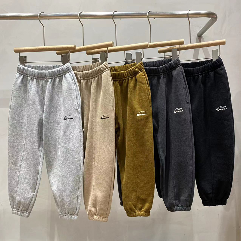 简历家长裤运动裤印字儿童卫裤