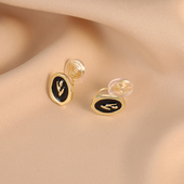 法式 复古轻奢高级感小香风耳环气质名媛耳饰耳钉蚊香盘无耳洞耳夹