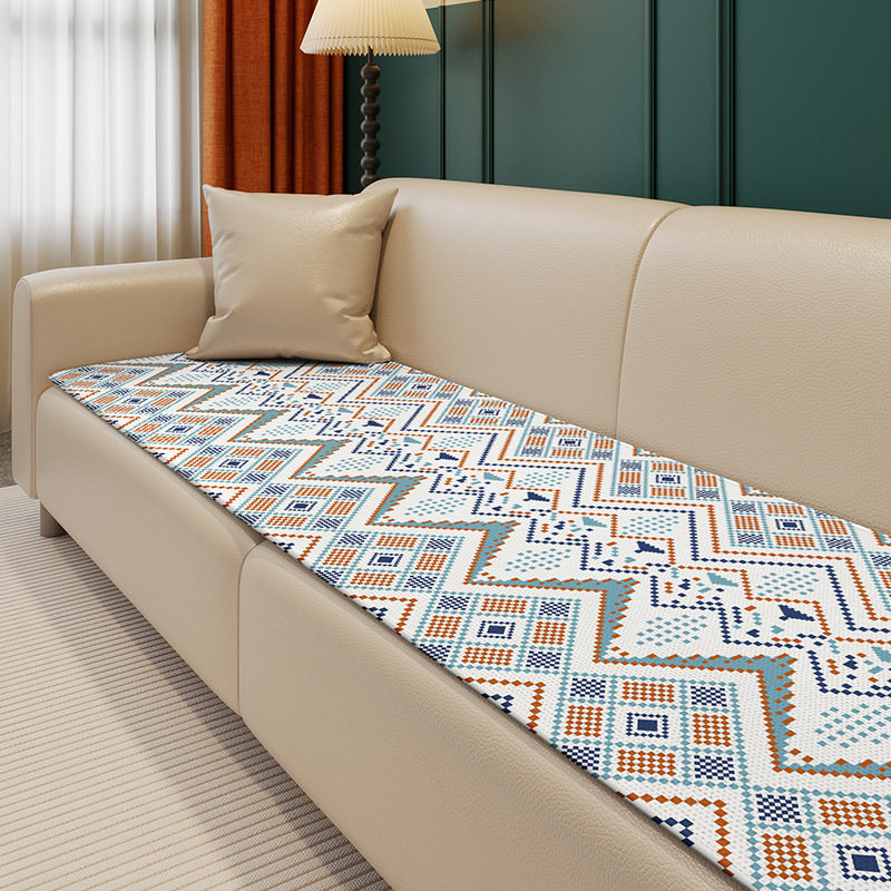 新款 冰丝垫夏季凉感坐垫防滑凉席垫高端直排透气沙发座垫