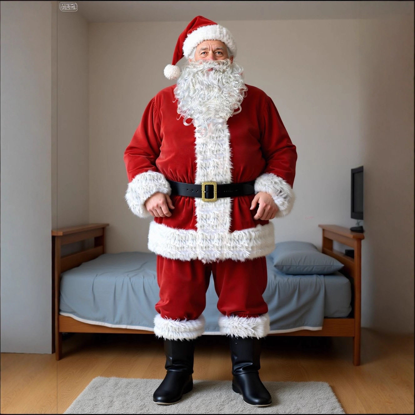 老人节日表演服金丝绒圣诞服装供应民族服装/舞台装2号