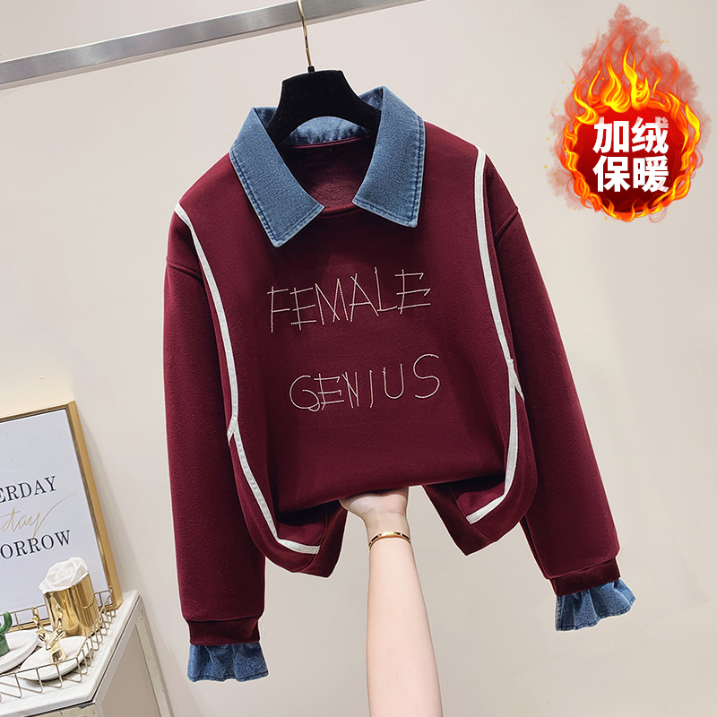 2025年冬季新款加绒加厚卫衣