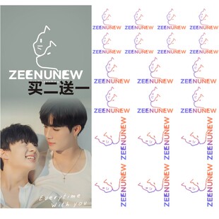 李海海林景云纹身贴zeenunew猫狗logo明星粉丝应援手腕 防水持久