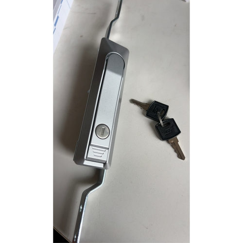 生久柜锁MS828-A-F纳米亚光MS828A2B100004连杆拉杆配电柜锁门锁