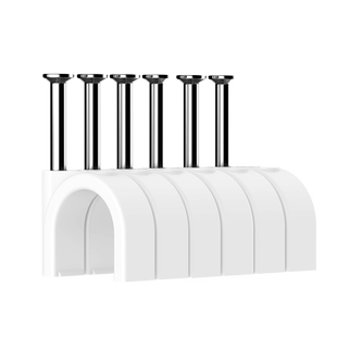 线钉线卡子电线固定墙面钢钉塑料卡扣网线钉子墙钉卡钉布线器马钉