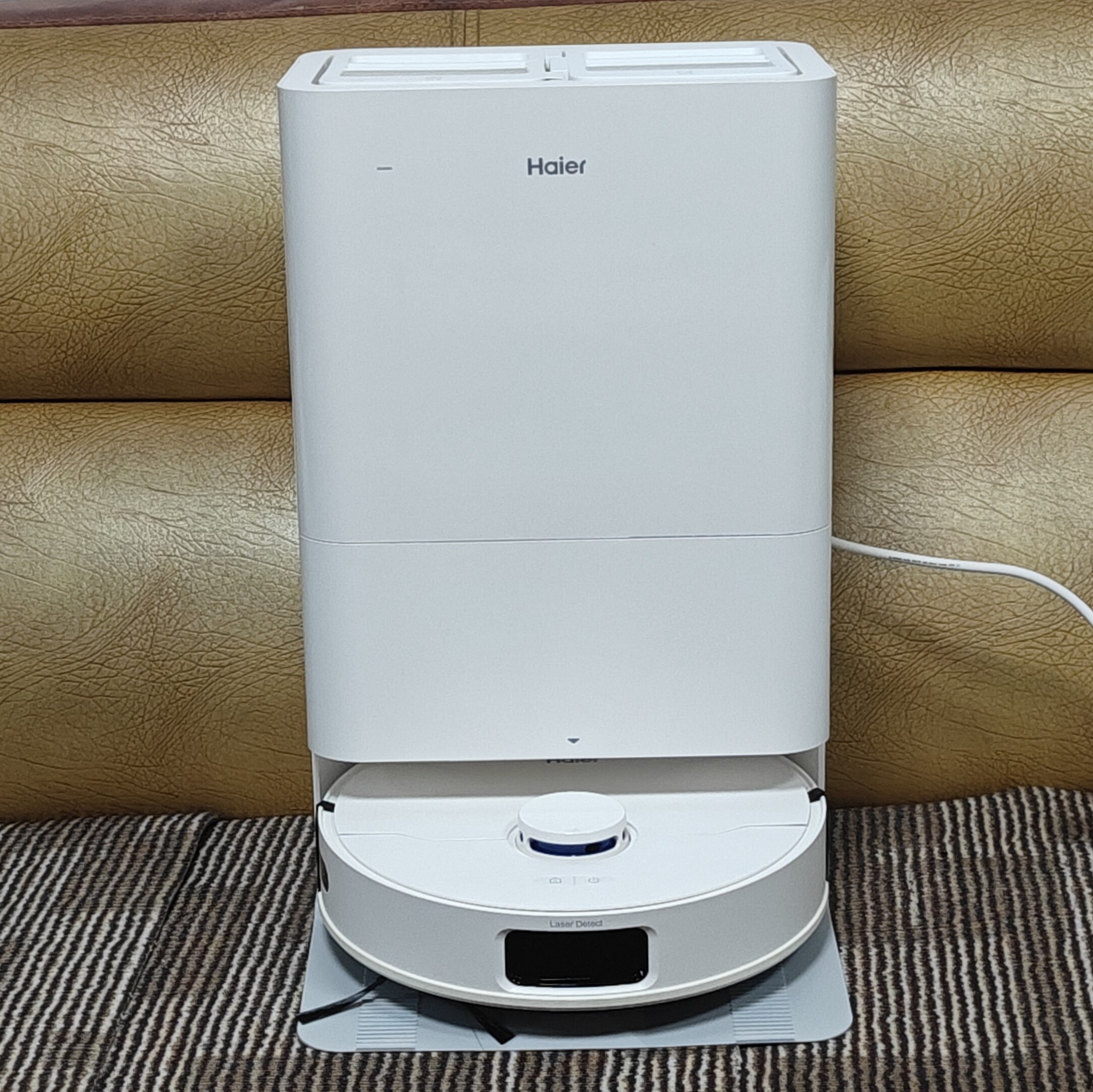 海尔小白V30扫拖机器人小红花扫地机拖地一体机免清洗全能三合一