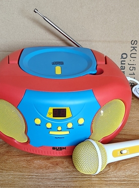 英国BUSH布什原装手提CD机播放器cd面包机卡拉ok英语学习机外放