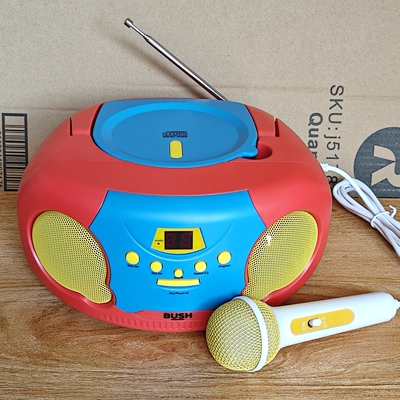 英国BUSH布什原装手提CD机播放器cd面包机卡拉ok英语学习机外放