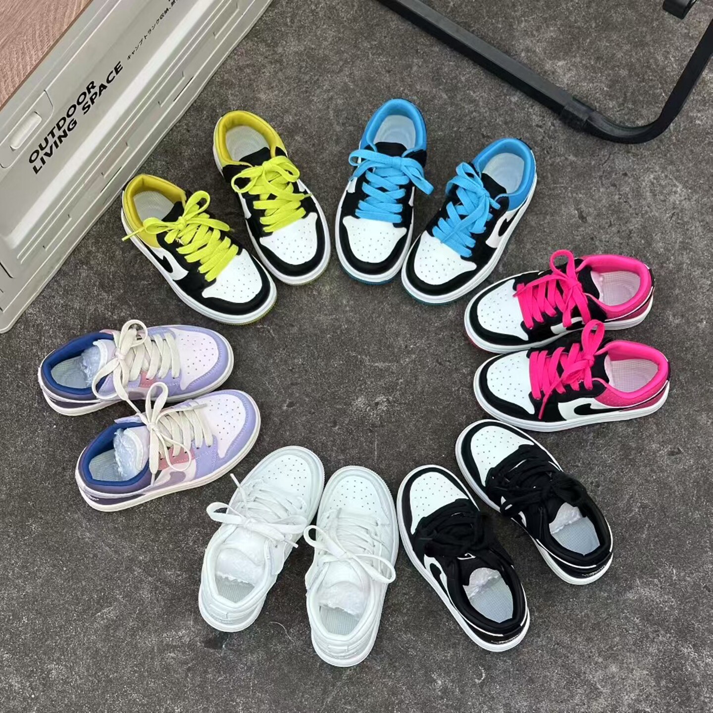 夜光男女童运动鞋2026春秋新款街舞潮板鞋休闲透气软底学生小白鞋