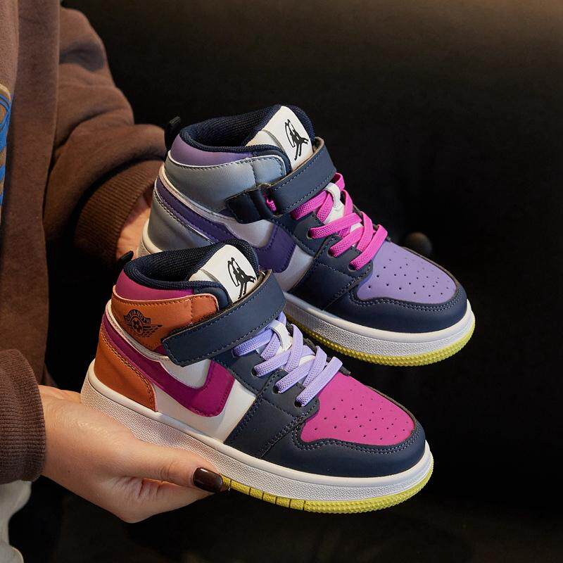 童鞋儿童2026新款秋冬季学生运动鞋女童板鞋子男童潮牌时尚鸳鸯鞋