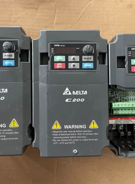 台达变频器220V0.75KW，型号:VFD007CB21A 议价