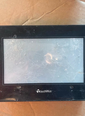信捷TG765D-XT工控触摸屏，通电开机屏幕碎见图7。 议价