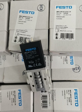 费斯托FESTO电磁阀MHE3-MS1H-3/2G-1/8 议价