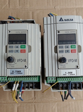 台达变频器VFD015M21A，VFD007M21A，1.5 议价