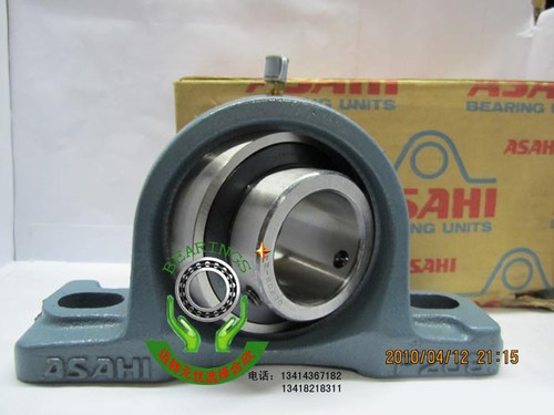 日本原装进口ASAHI 带座轴承拱形连座轴承UCP208-24万向带座轴承