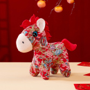 2026马年吉祥物公仔布艺马毛绒玩具生肖小马玩偶布娃娃年会礼品