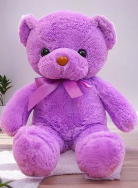泰迪熊抱抱小熊公仔毛绒玩具小号玩偶婚庆娃娃送礼送女友定制LOGO