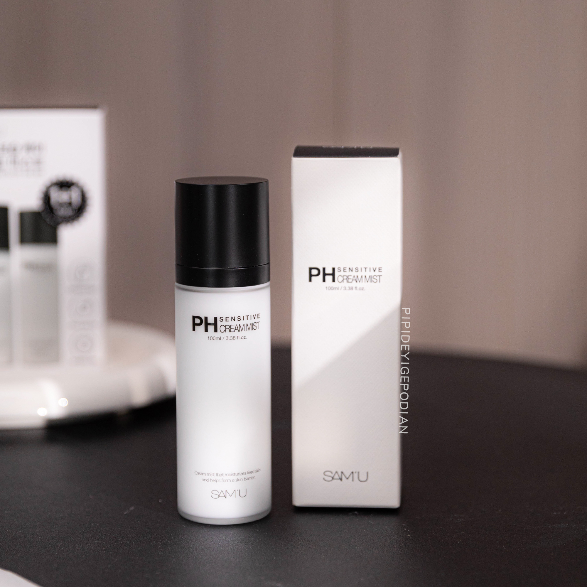 samu面霜喷雾沙莎缪保湿妆前喷雾