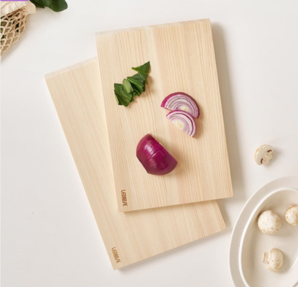 韩国代购进口原木环保菜板防霉抗菌家用砧板案板切菜板切水果刀板