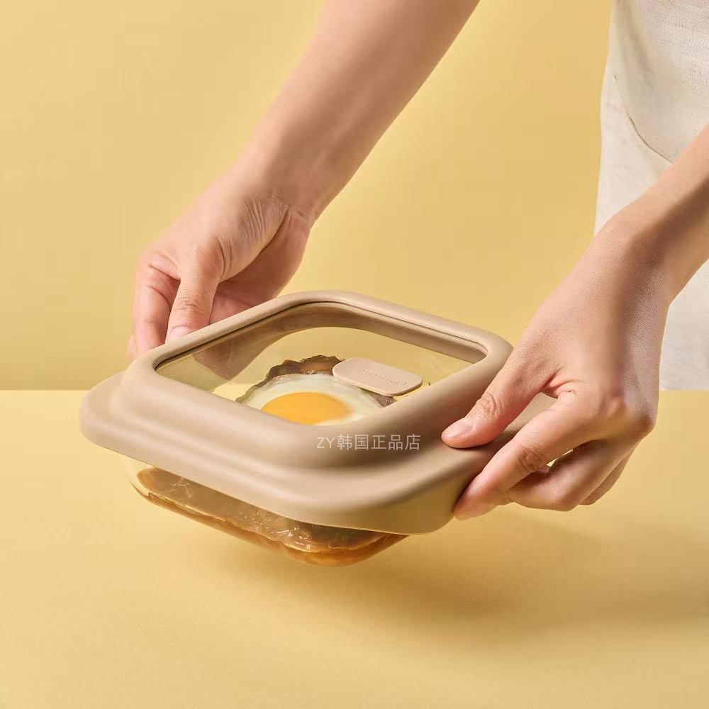 韩国代购进口微波炉专用碗加热耐高温烤箱空气炸锅通用容器热菜碗
