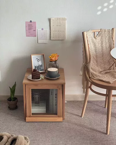 Корейский стиль прямой почтовой рассылки в Корейском стиле, простой шкафчик для украшения дома, настольный шкаф для хранения, небольшой шкаф