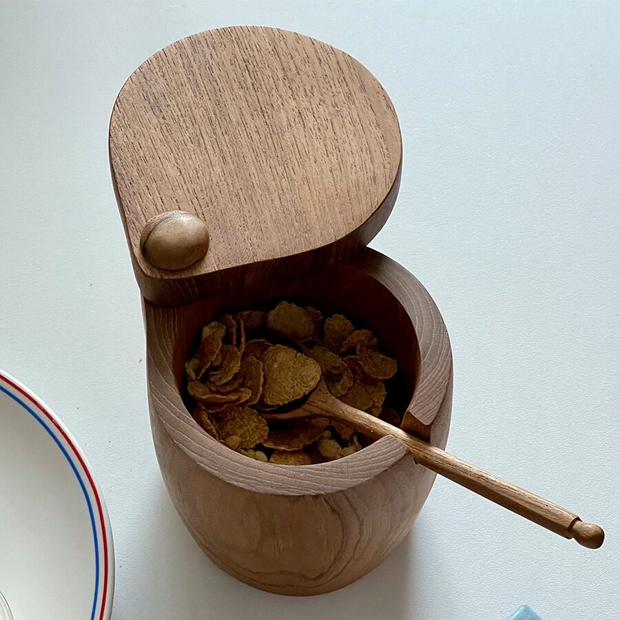 other厨房家用木调味罐子天然