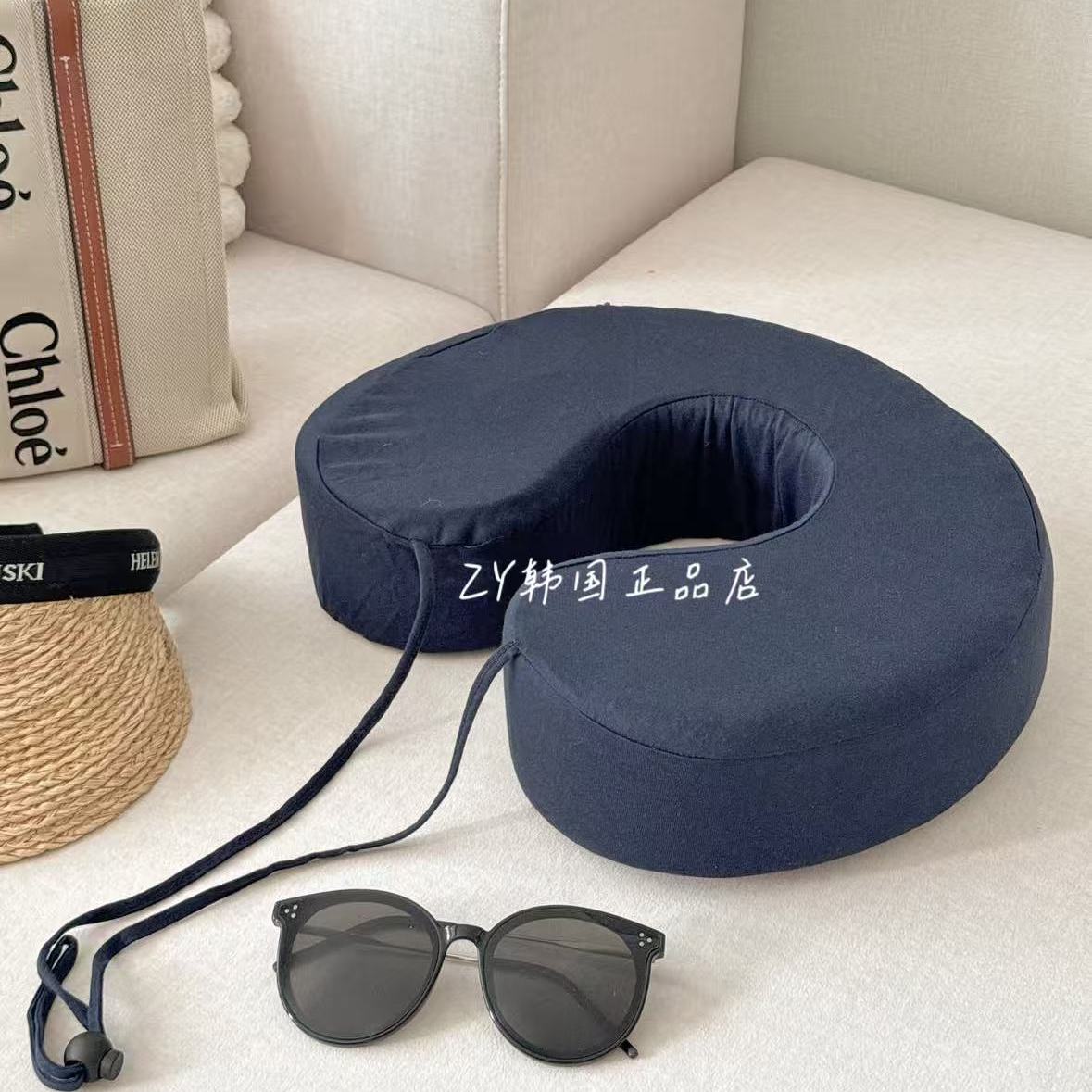 韩国代购超火u型枕头枕脖子护颈枕飞行旅行便携坐车睡觉颈椎u形枕