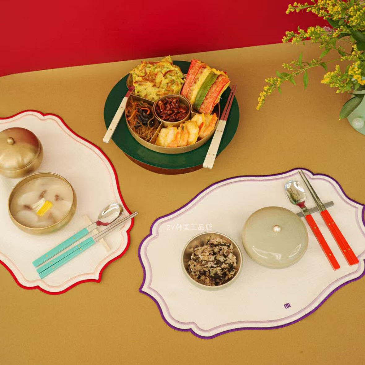 韩国代购进口高颜值彩色糖果ins西餐餐具刀叉子勺子套装甜品叉勺