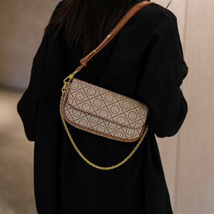复古百搭斜挎包高级链条单肩包 时尚 高配版 精致腋下包包女2025新款