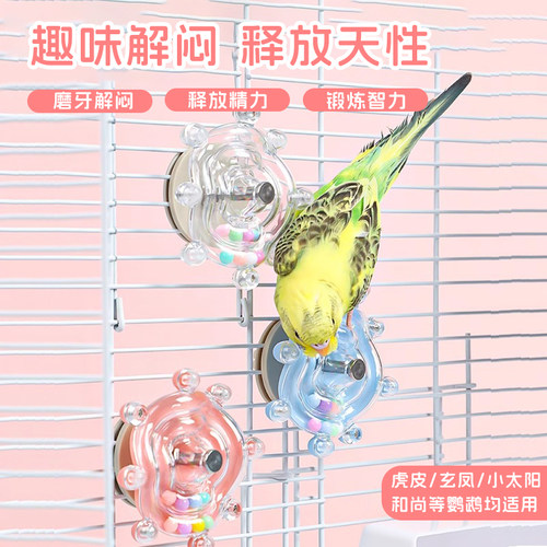 加卡鹦鹉解闷自嗨转轮玩具