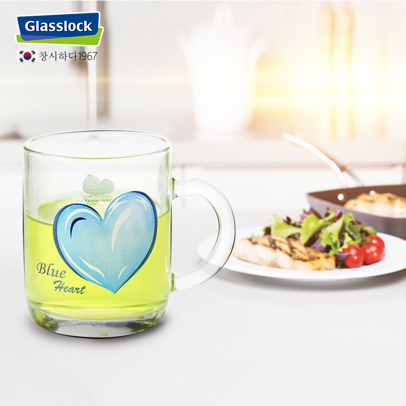glasslock½ø¿Ú270mlÀñºÐ×°´ø°ÑÊÖ²£Á§Ë®±¹ûÖ±ÀäÒûÇé²èË®±