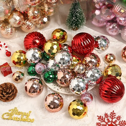 圣诞球圣诞树场景布置吊饰彩球