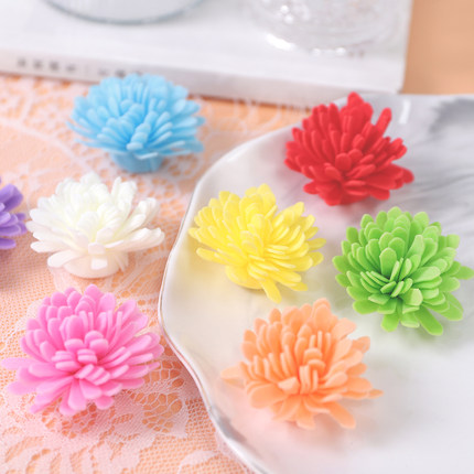 仿真PE泡沫菊花扩香花无火香薰配件花通草花香水花朵香薰插花