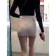 擦边女野打子紧身包臀无内衬超短性感心机超短女