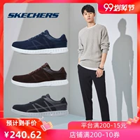 Skechers Giày nam Skechers Thời trang khâu giày thông thường Dây đeo cổ điển đơn giản Giày đế thấp 53779 - Dép / giày thường giày sport