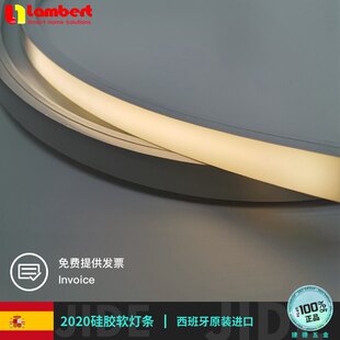 西班牙兰伯特lambert灯带2020硅胶软灯条嵌入式安装智能感应灯