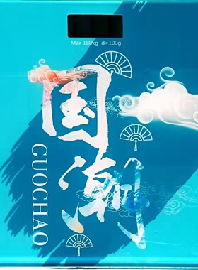 智能电子称人体秤USB充电