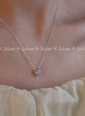 S925纯银女甜美百搭锁骨链