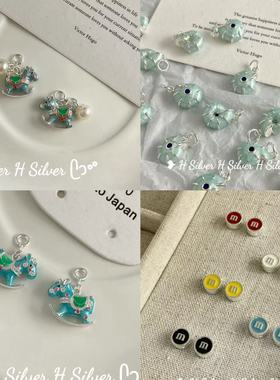 925银滴油摇摇木马海螺项坠