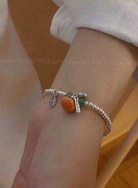 欢遇s925纯银柿子好事发生手链