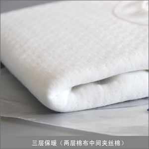 三层保暖 小高领全棉纯棉 纯白冬季儿童加厚秋衣打底男童女童上衣