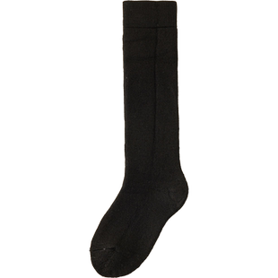 羊毛小腿长袜子灰色加厚加绒保暖冬天穿半腿高筒加长统打底暖脚踝