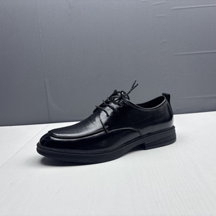 新款 牛皮单鞋 断码 休闲真皮系带低帮男士 真皮系带 尾货男鞋 25春季
