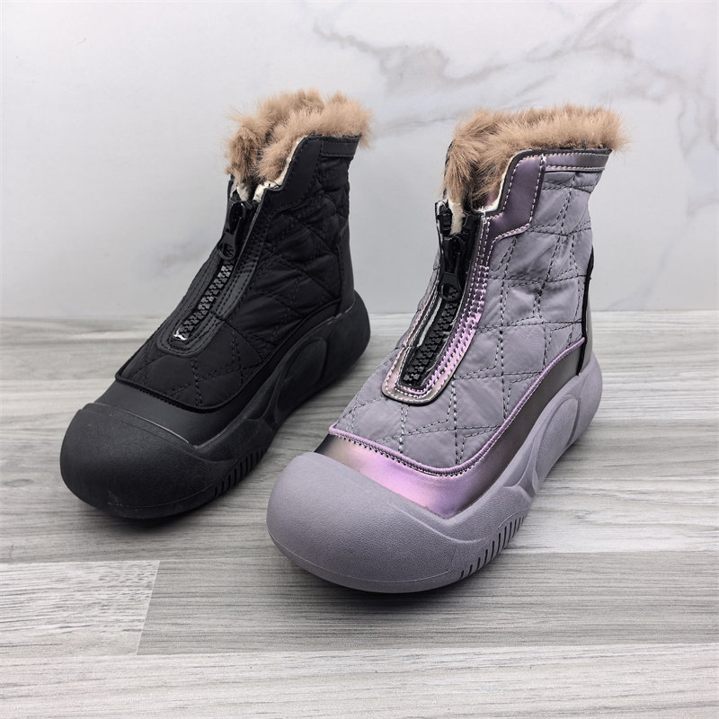 24冬季尾货处理新款女棉靴厚底防滑保暖加厚短筒丑萌休闲雪地靴,女鞋,时尚雪地靴,淘宝优惠券,粉丝福利购,淘宝优惠卷