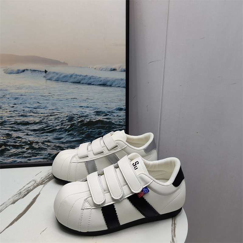 复古魔术贴德训鞋女单鞋春季新款断码软底防滑透气休闲运动鞋百搭,女鞋,时尚休闲鞋,淘宝优惠券,粉丝福利购,淘宝优惠卷