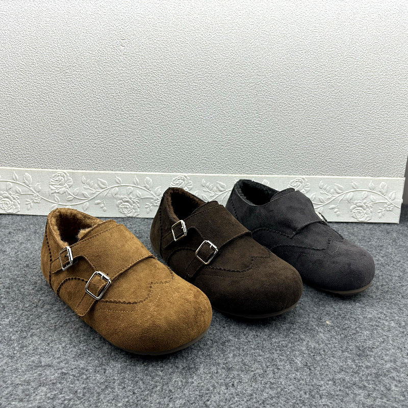 25秋冬季复古断码休闲乐福鞋