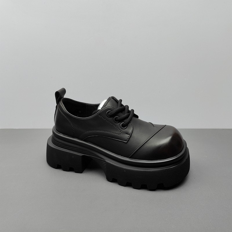 25春季真皮乐福鞋女鞋圆头英伦厚底系带通勤小皮鞋洋气35码,女鞋,乐福鞋（豆豆鞋）,淘宝优惠券,粉丝福利购,淘宝优惠卷