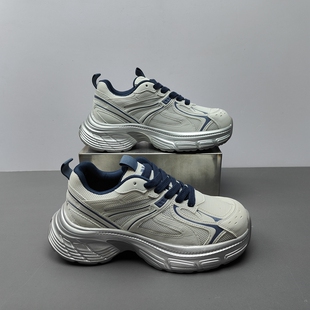 透气厚底增高老爹鞋 休闲风松糕底运动鞋 女鞋 四季 百搭38码