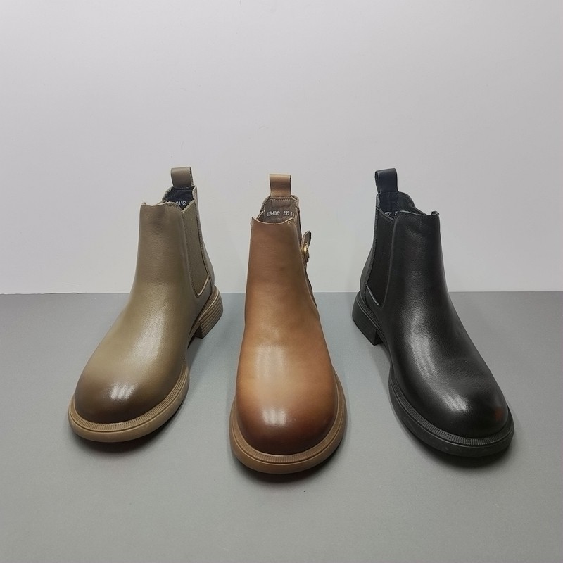 24尾货工厂断码处理女鞋真皮短筒马丁靴复古英伦风平跟休闲牛皮靴,女鞋,马丁靴,淘宝优惠券,粉丝福利购,淘宝优惠卷