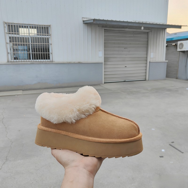 特~冬季真皮真毛雪地靴厚底翻毛皮套脚女棉鞋保暖羊毛口大码女鞋,女鞋,时尚雪地靴,淘宝优惠券,粉丝福利购,淘宝优惠卷