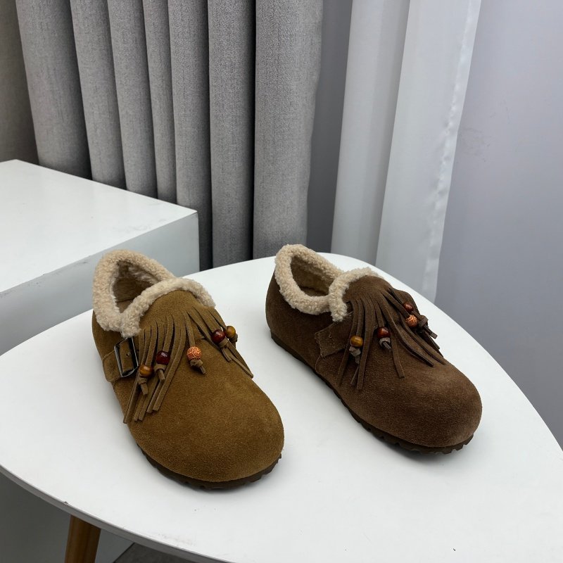 25冬季新款真皮女棉鞋